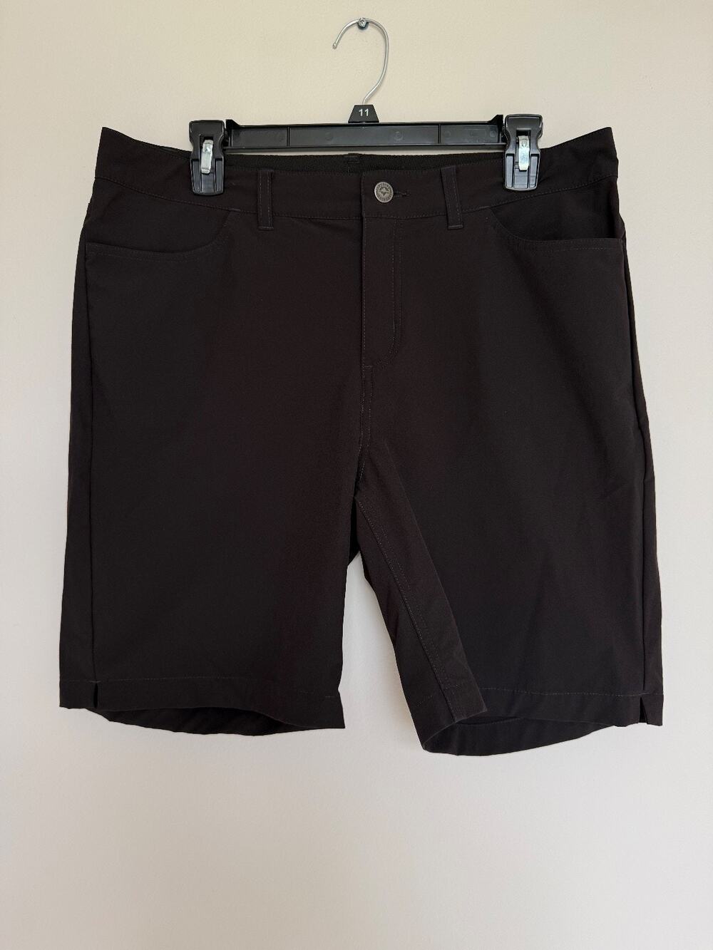 Patagonia Womens Hiking Shorts Size 12 Black Stretch Five Pocket Gorpcore Tech